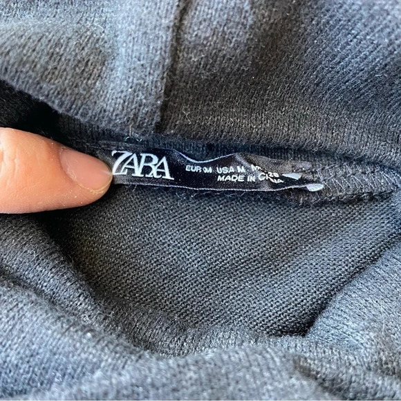 Zara Soft Turtleneck Relaxed Sweater  Dress - Picture 11 of 15